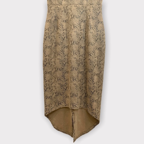 LEVEL 99 | Snake Print Micro Suede Dress Size S - Picture 7 of 14